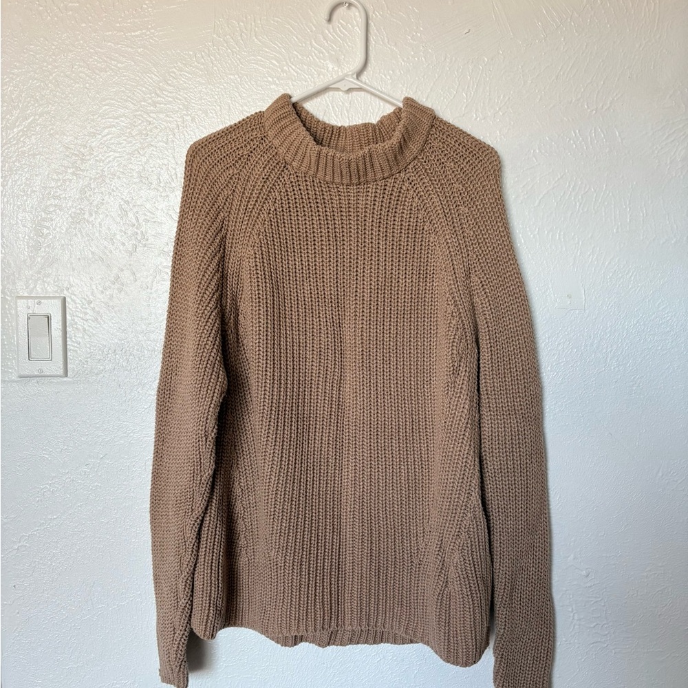 Goodthreads Women's Cowl Neck Sweater in Tan
